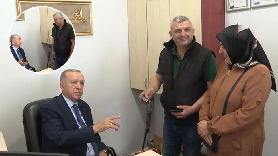 Başkan Erdoğan ile vatandaş arasında samimi sohbet: Sigarayı bıraktım cumhurbaşkanım