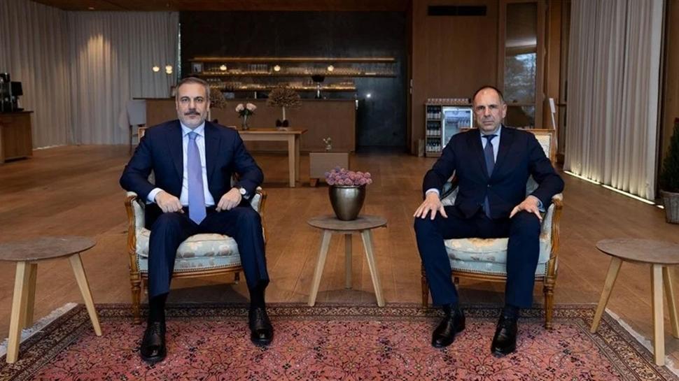 Dışişleri Bakanı Hakan Fidan, Yunan mevkidaşı ile bir araya geldi