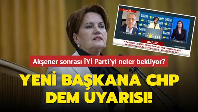 Y Parti'de yeni bakana CHP-DEM uyars: Gazeteci Nuh Albayrak canl yaynda deerlendirdi