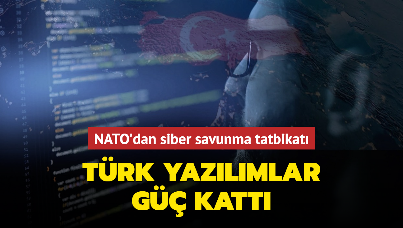 NATO'dan siber savunma tatbikat... Trk yazlmlar g katt