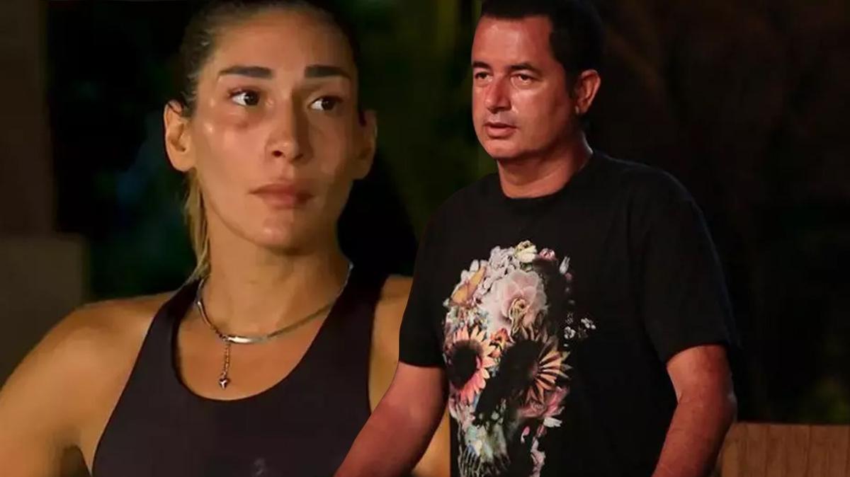 Survivor'dan elenen Berna'dan Acun Ilcal'ya teekkr