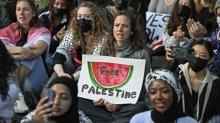 ABD niversitelerinde Filistin'e destek gsterileri devam ediyor