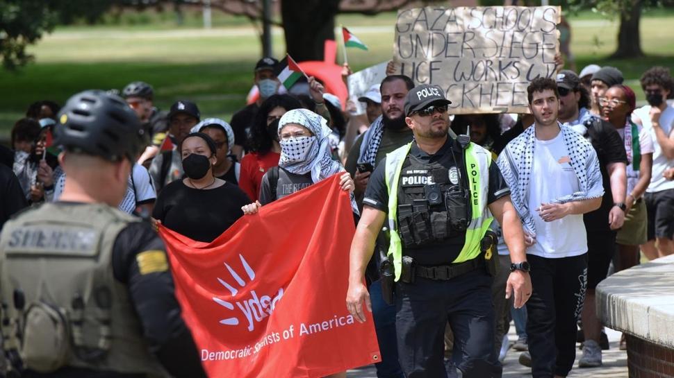 Üniversite öğrencileri ayaklandı... ABD'de İsrail protestoları büyüyor