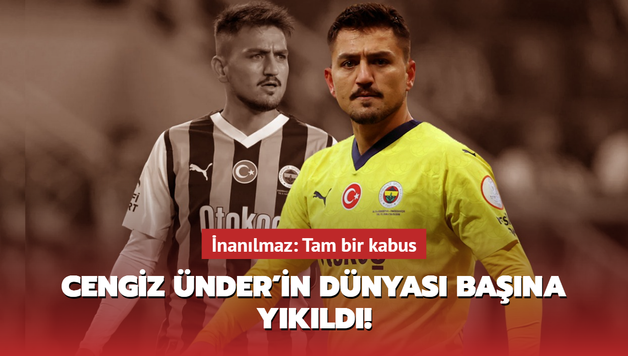 Cengiz nder'in dnyas bana ykld! nanlmaz: Tam bir kabus...