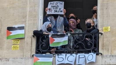 Fransa'da Filistin'e destek gsterilerinin adresi olan Sciences Po niversitesi'nin fonu kesildi