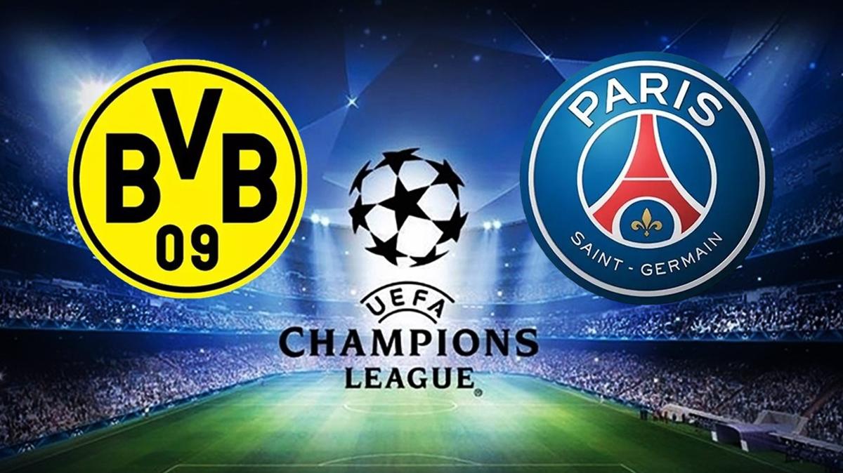 Borussia Dortmund - PSG ma hangi kanalda ve saat kata" UEFA ampiyonlar Ligi yar final