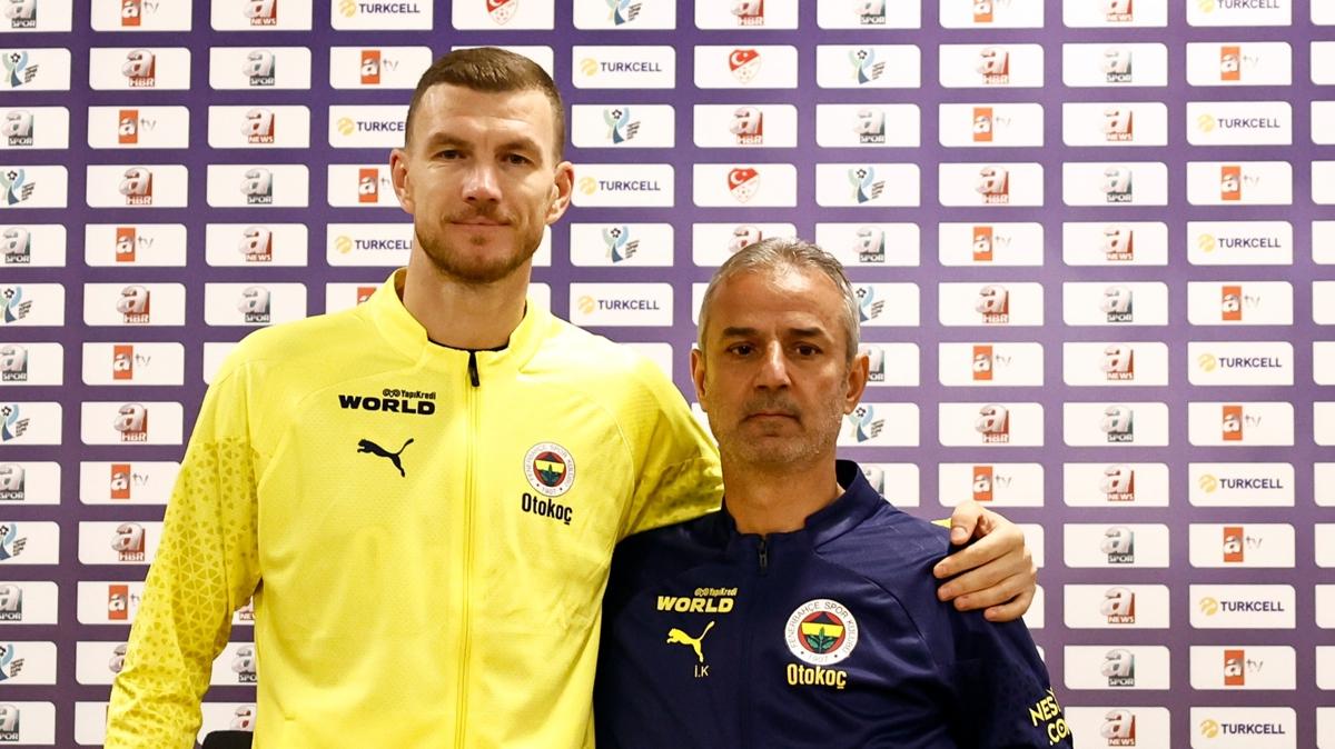 Dzeko ve smail Kartal'n sorun yaad iddia edilmiti! Fenerbahe'den yalanlama geldi