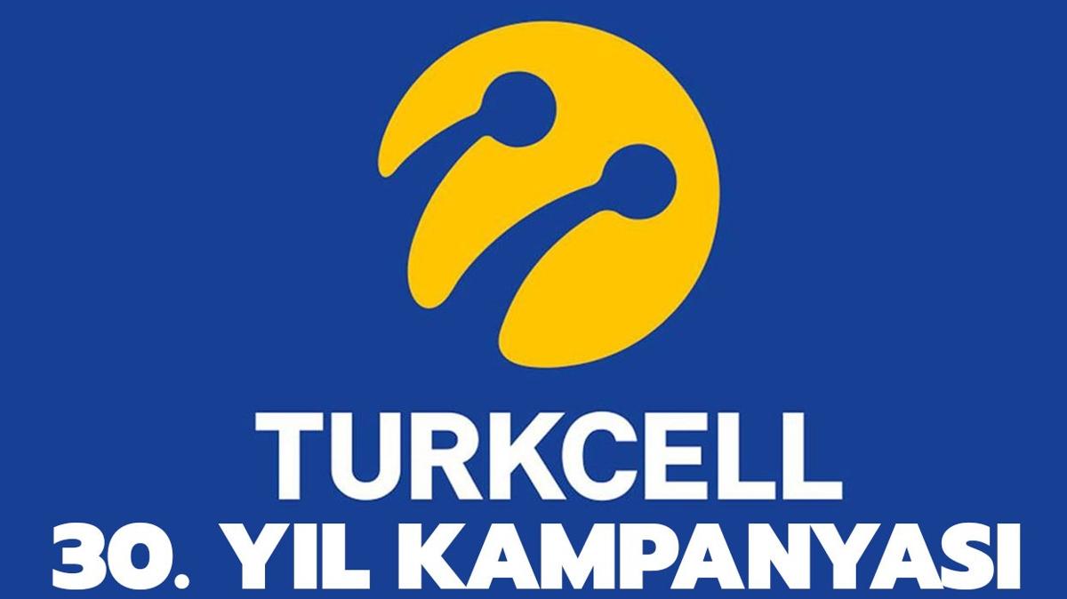 Turkcell 30. yl kampanyas | Turkcell 30. yl GB hediyesi nasl alnr, SMS nereye gnderilir"