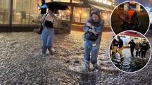 Ankara'da saanak etkili oldu: Cadde ve sokaklar su bast 