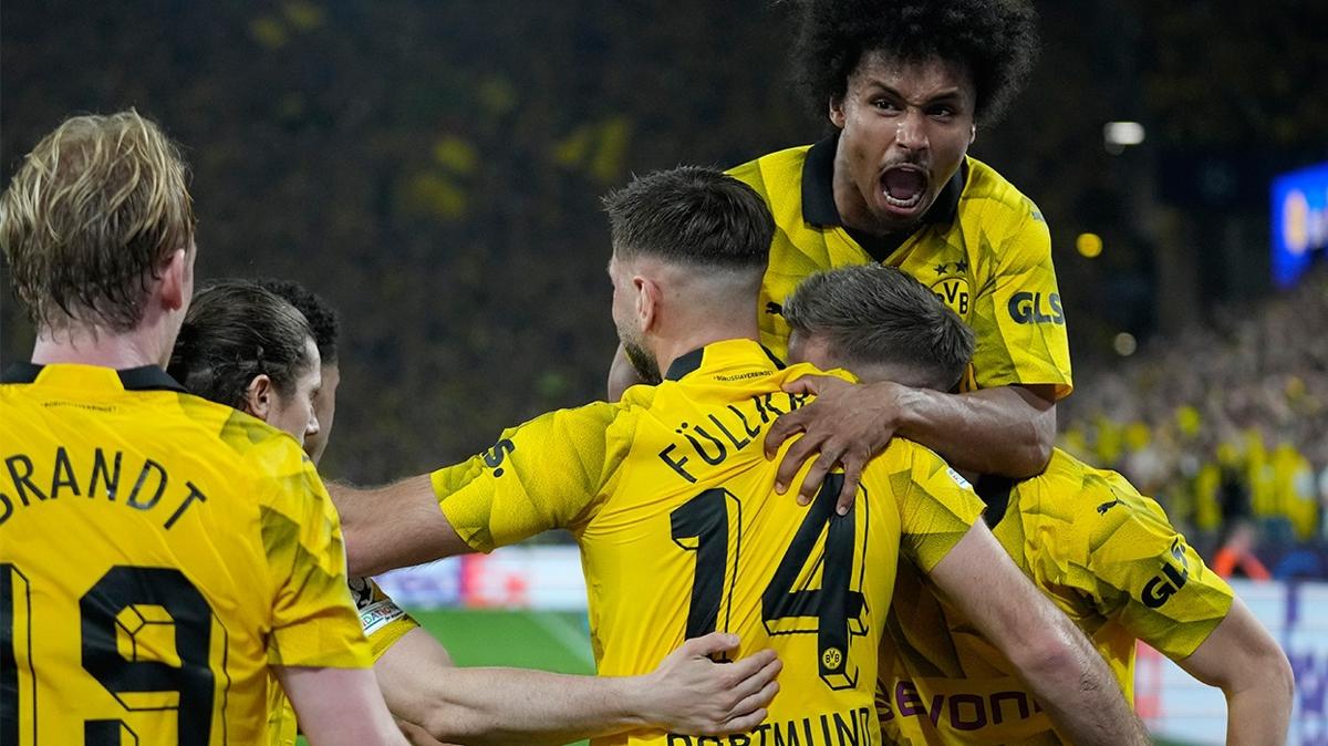 Almanya'da nefes kesen ma! Borussia Dortmund, PSG karsnda avantaj kapt