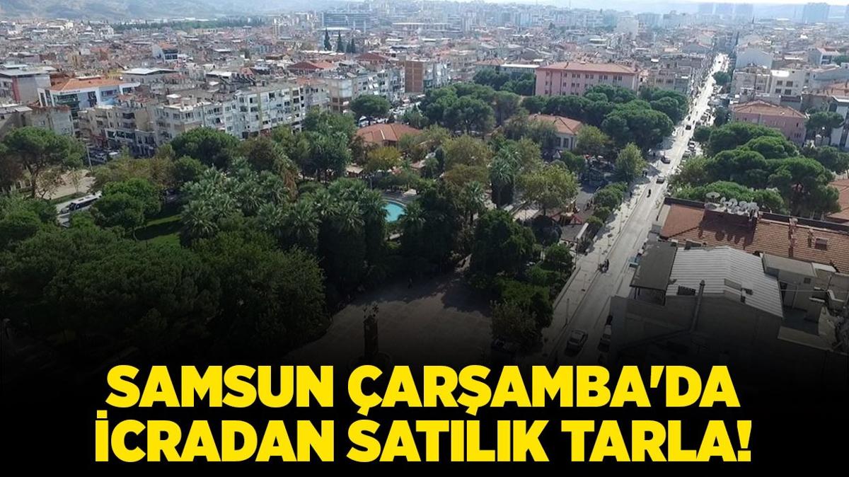 Samsun aramba'da icradan satlk tarla!