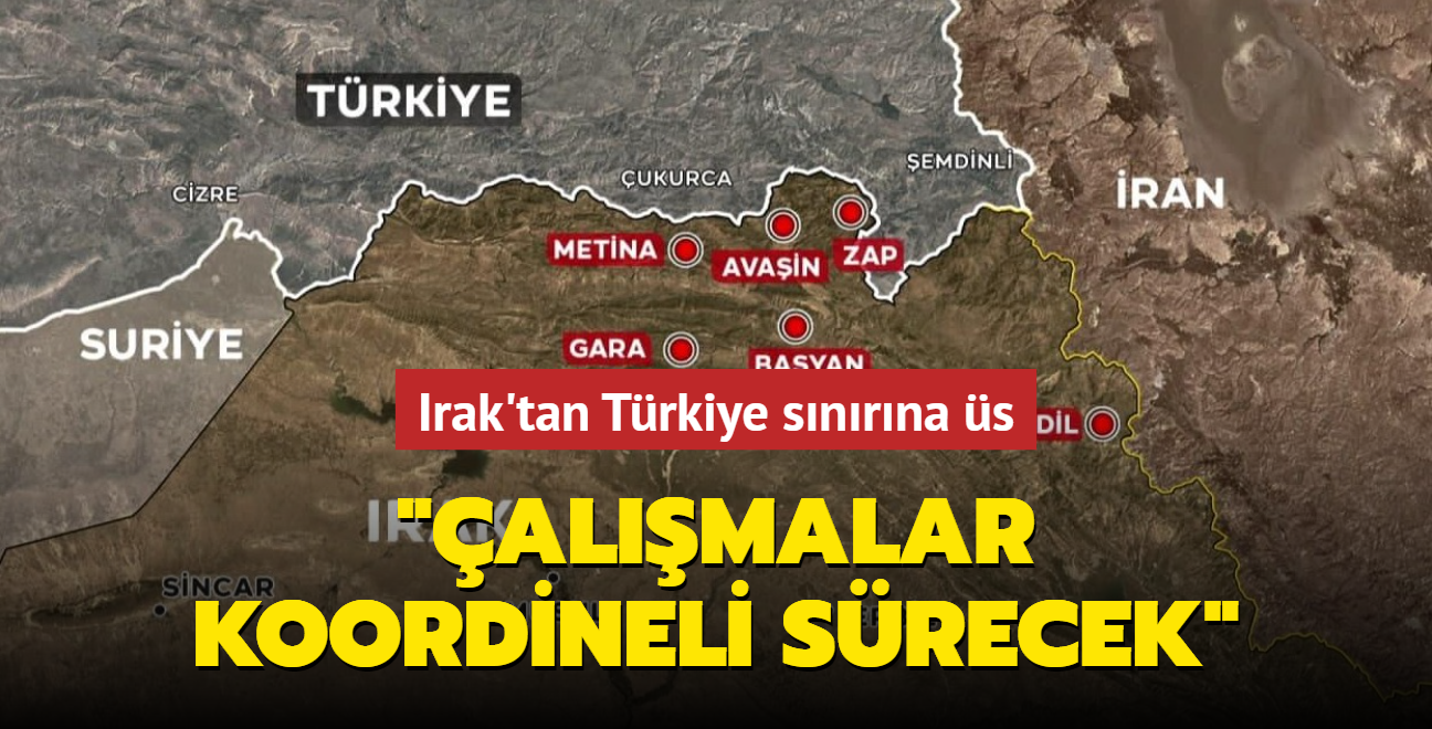 Irak'tan Trkiye snrna s! almalar koordineli devam edecek