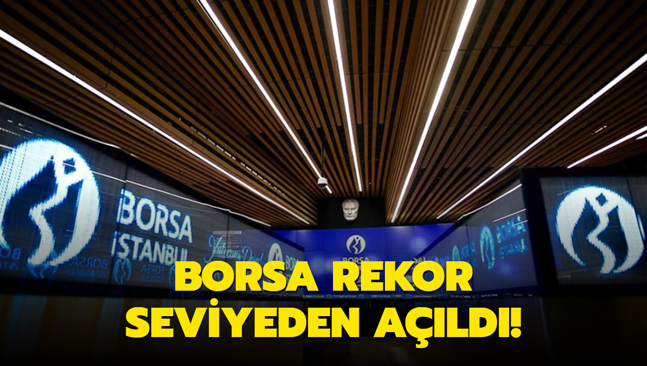 10.237,02 puana kt... Borsa rekor seviyeden ald!