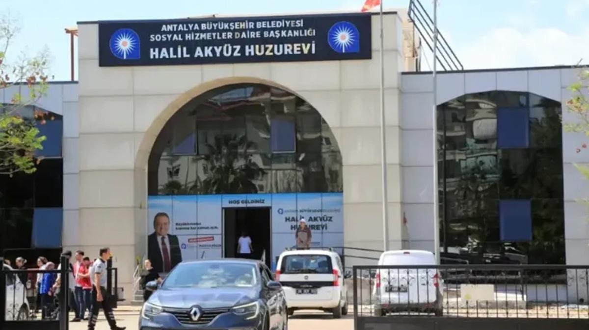 Antalya Bykehir Belediyesine ait huzurevinde bakl saldr! Bakanlk inceleme balatt