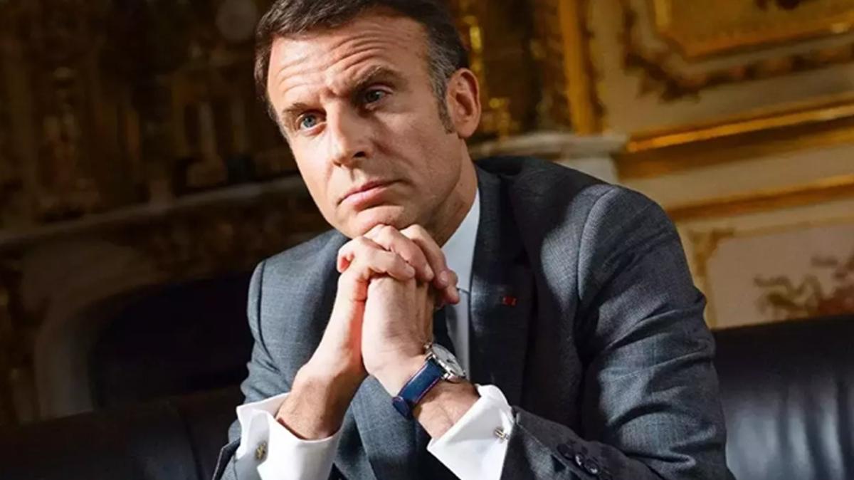 Macron'un szleri ortal kartrd... Rusya'dan aklama geldi: Bu, ok tehlikeli bir eilim