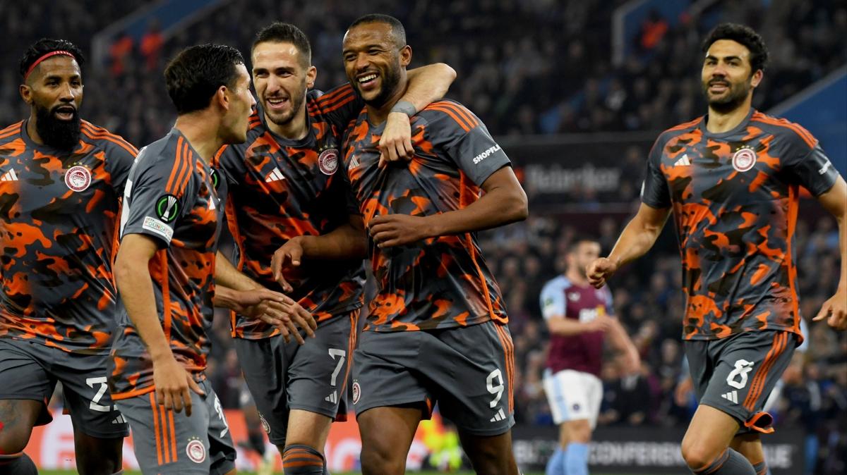 Olympiakos'tan Aston Villa deplasmannda ok skor!