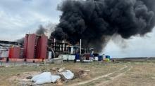 Aksaray'da fabrika yangn... Mdahale ediliyor