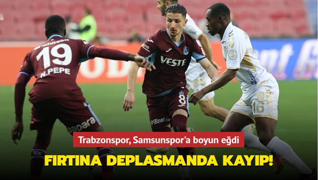 MA SONUCU: Samsunspor 3-1 Trabzonspor