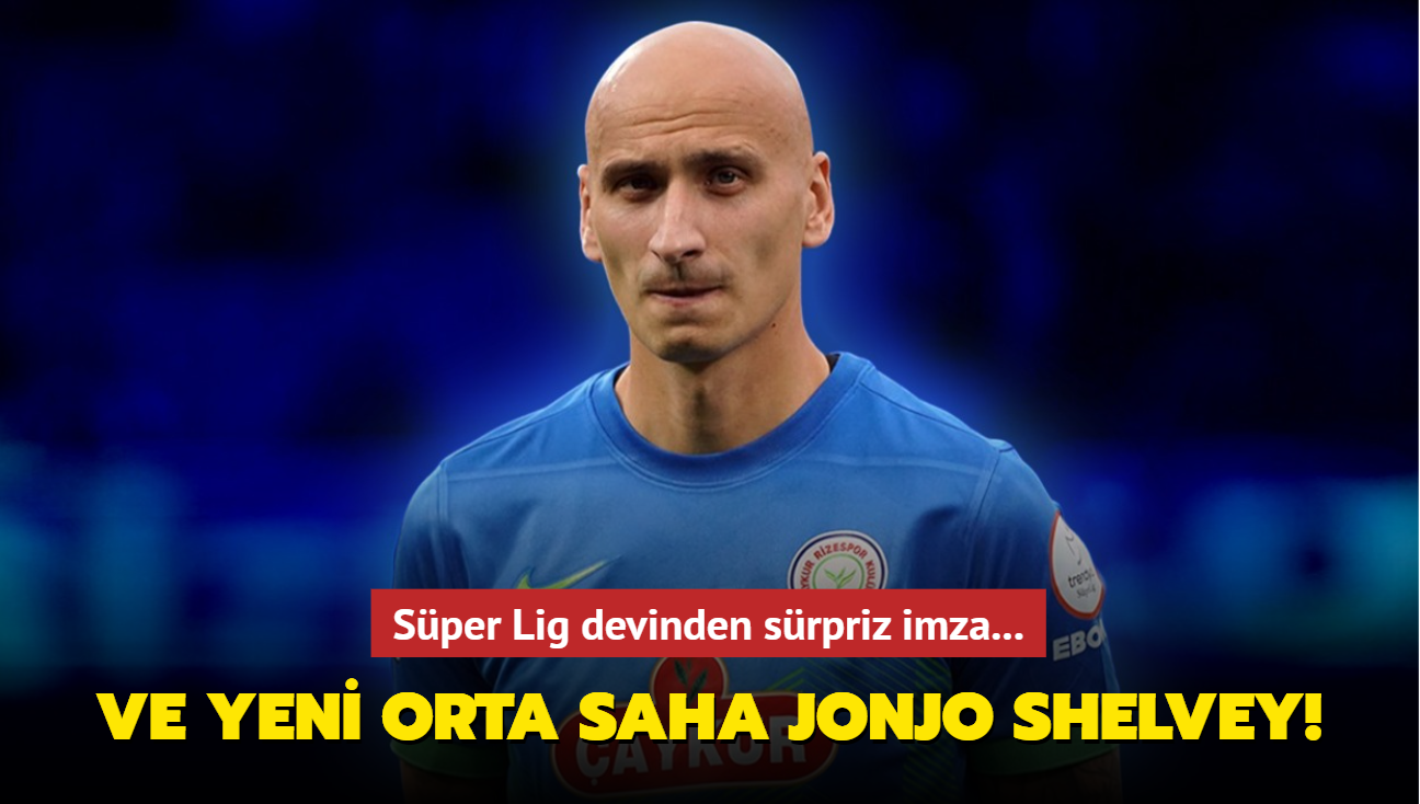 Ve yeni orta saha Jonjo Shelvey! Sper Lig devinden srpriz imza...