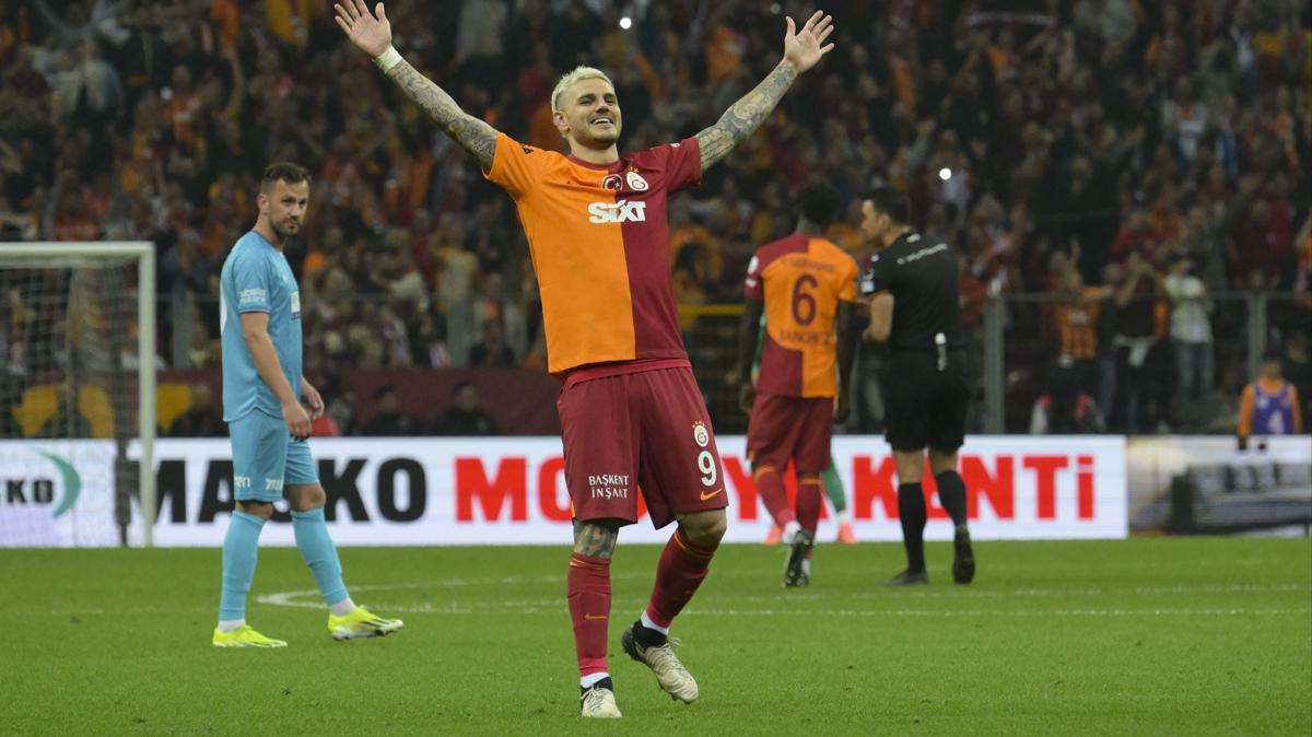 Mauro Icardi, adn Galatasaray tarihine yazdrd