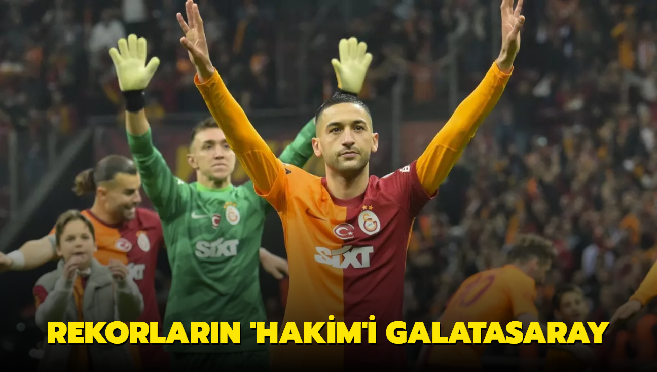 Rekorlarn 'Hakim'i Galatasaray