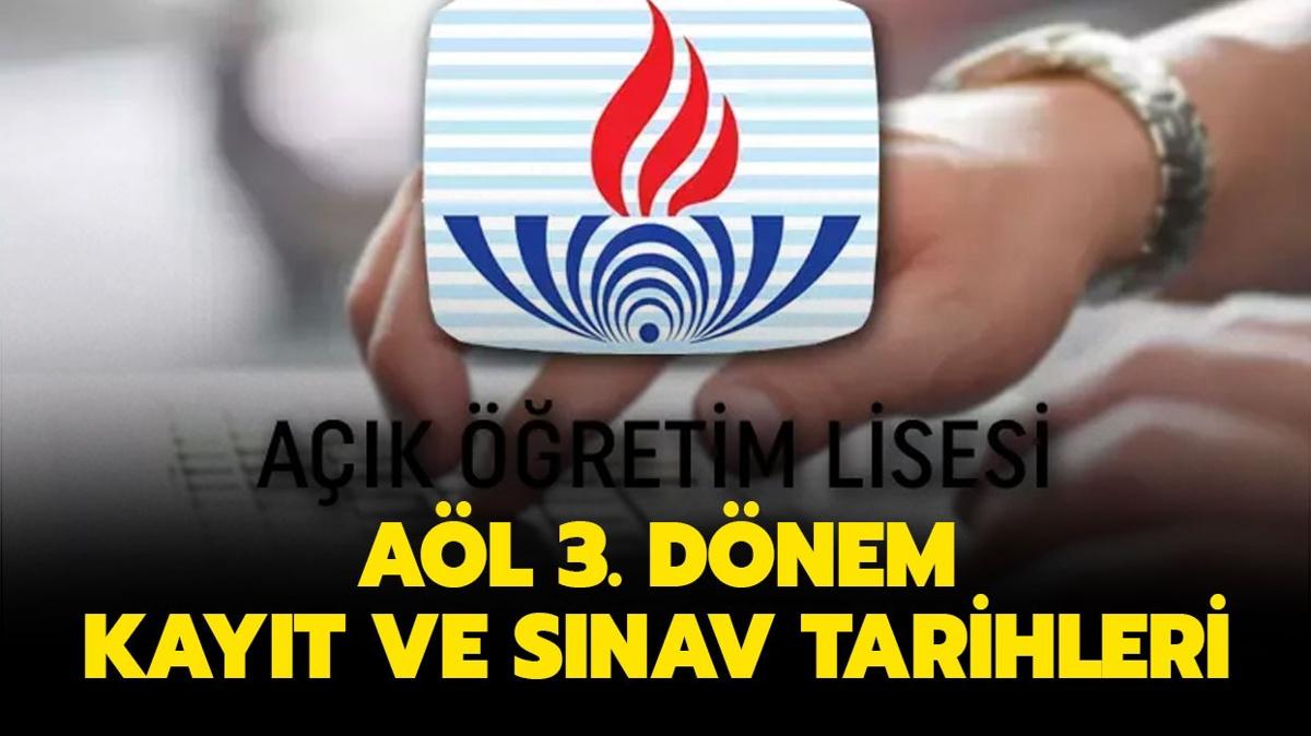 AL kayt yenileme nasl yaplr" AL snav tarihleri 2024 3. dnem