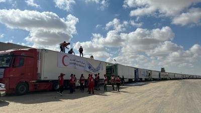 srail BM'nin Gazze'ye yardmlarn engelliyor