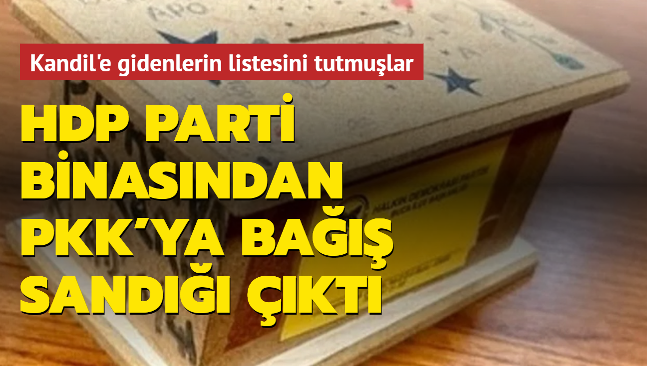 HDP parti binasndan PKK'ya ba sand kt