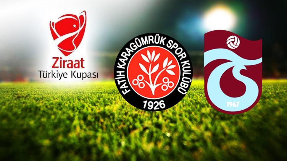 Karagmrk - Trabzonspor ma hangi kanalda, ne zaman ve saat kata? Trkiye Kupas yar final