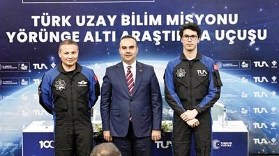 kinci astronotun uuu 8 Haziran'da