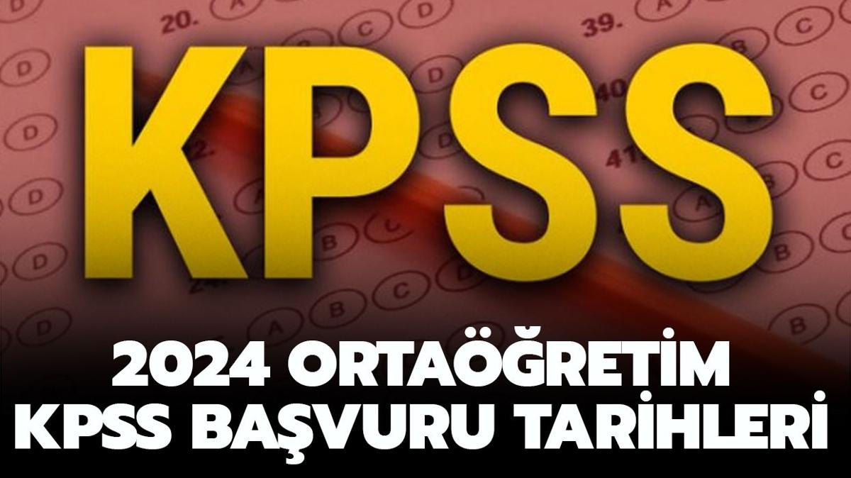 2024 ortaretim KPSS bavurular ne zaman" Lise KPSS snav ne zaman"