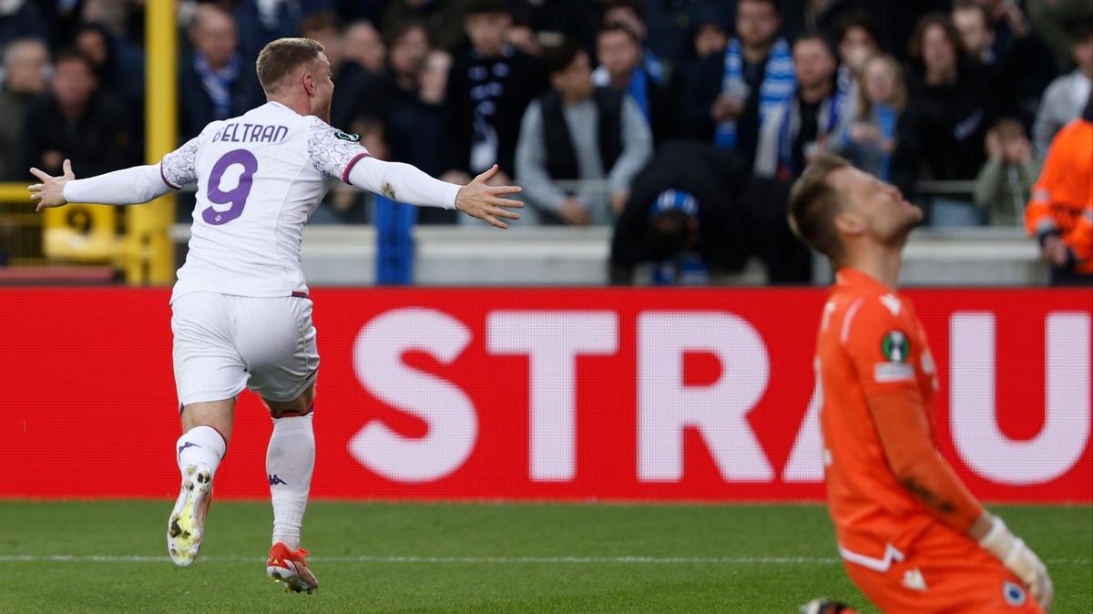 fiorentina konferans ligi club brugge foto�raflar� resimleri
