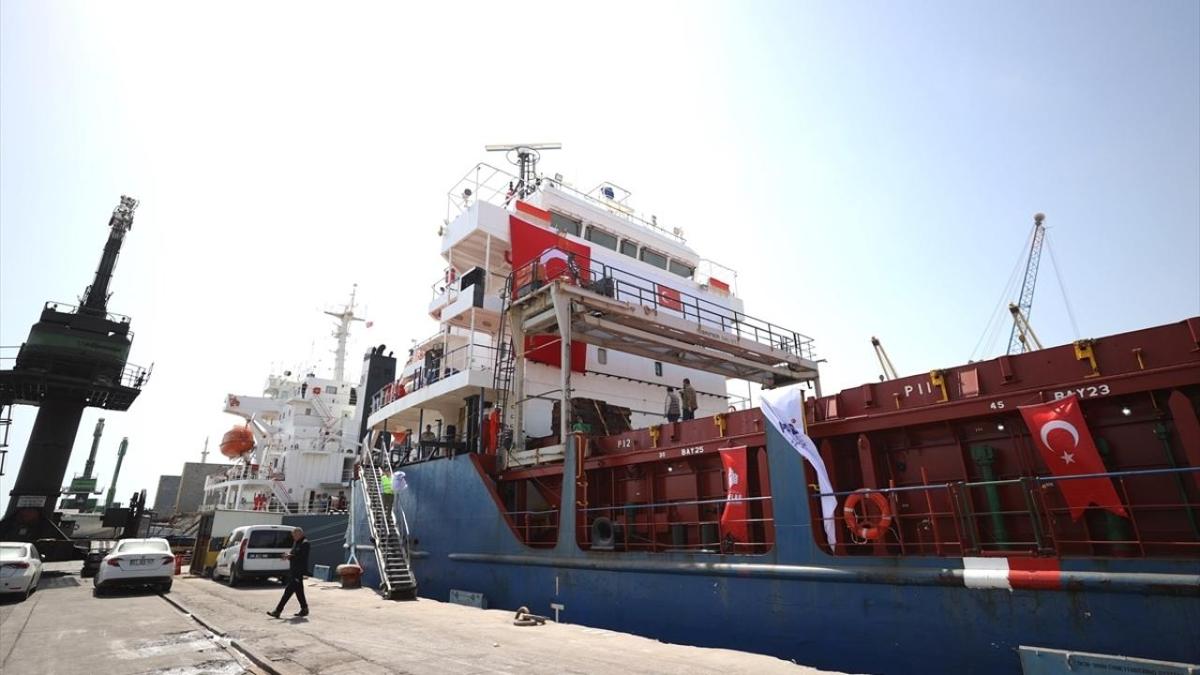 "Trkiye-Katar Gazze yilik Gemisi" yola kyor