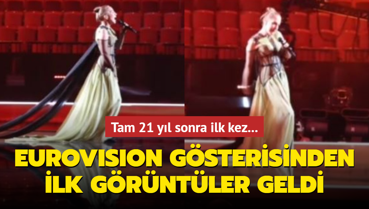 Sertab Erener'in Eurovision gsterisinden ilk grntler geldi! Tam 21 yl sonra ilk kez...