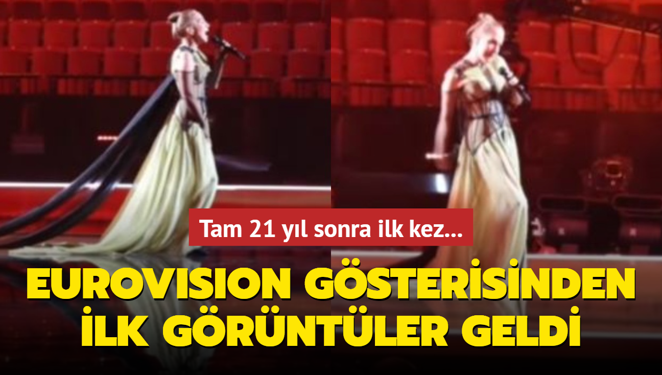 Sertab Erener'in Eurovision Gösterisinden Ilk Görüntüler Geldi! Tam 21 ...