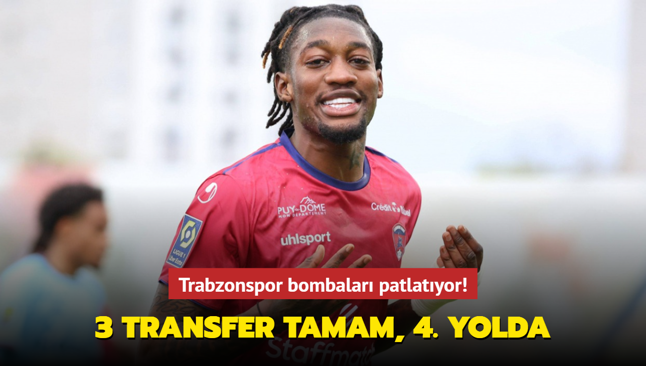 3 transfer tamam, 4. yolda! Trabzonspor bombalar patlatyor
