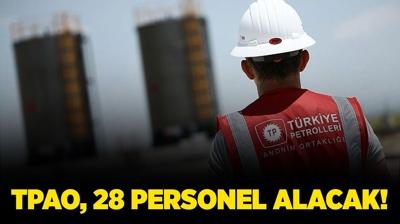 Trkiye Petrolleri Anonim Ortakl 28 personel alacak!