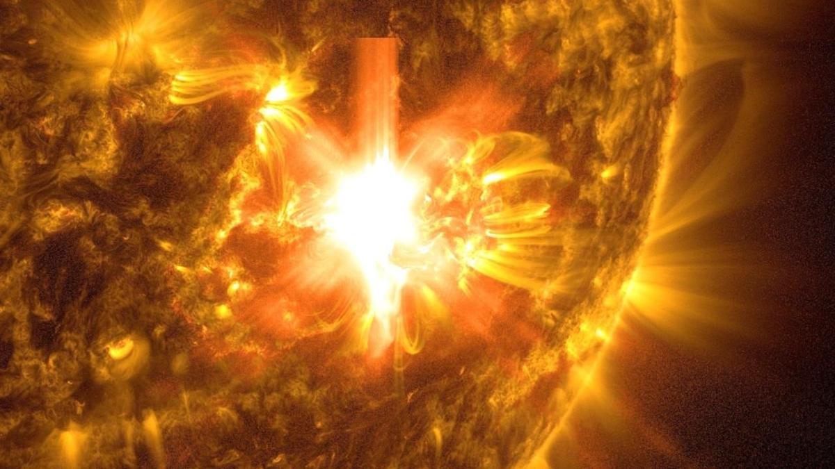NASA grntleri paylat: te Gne'teki patlamann fotoraf