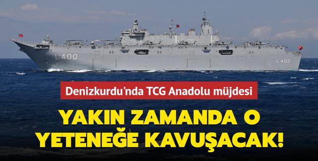 Bakan Gler'den Denizkurdu'nda TCG Anadolu mjdesi: Yakn zamanda o yetenek kazandrlacak