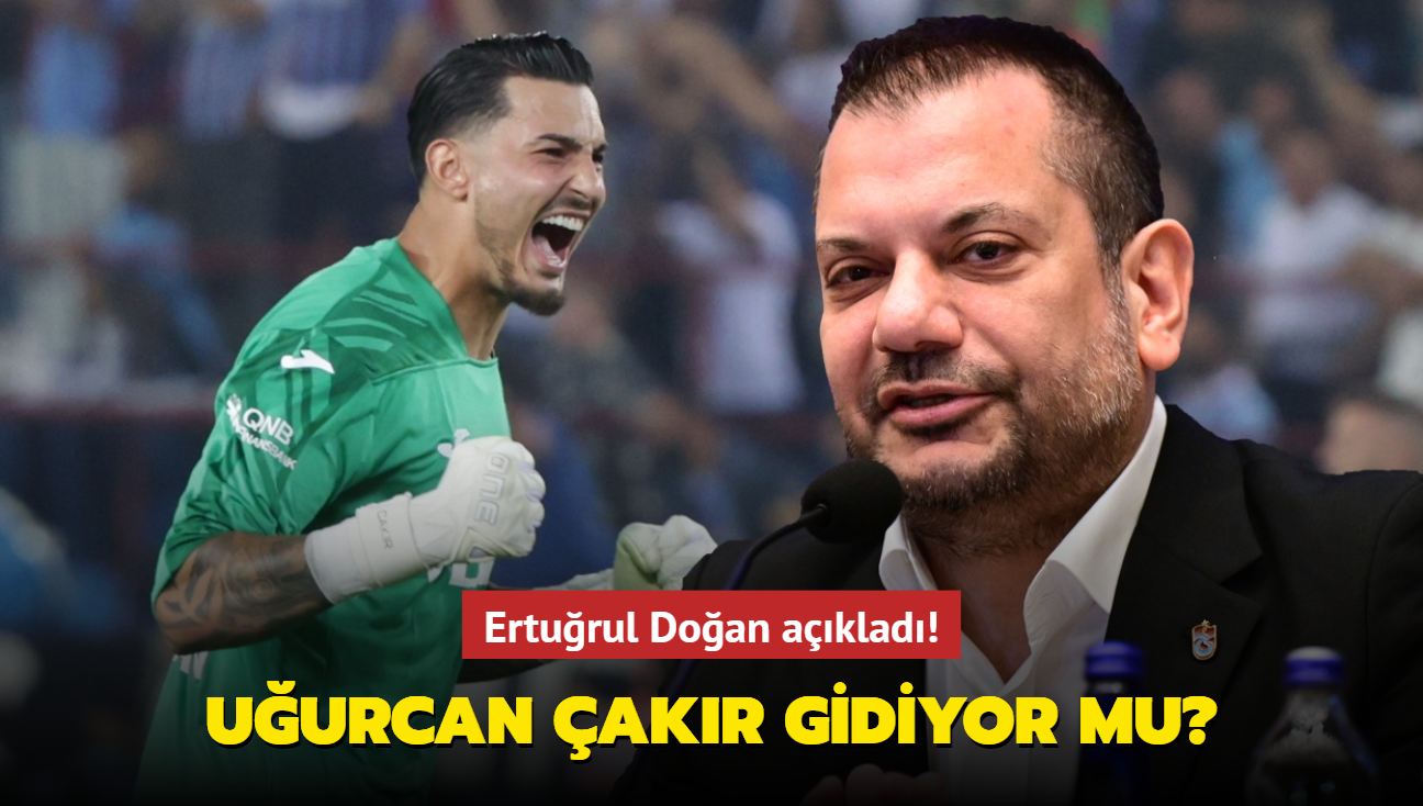 Uurcan akr gidiyor mu" Trabzonspor Bakan Erturul Doan aklad