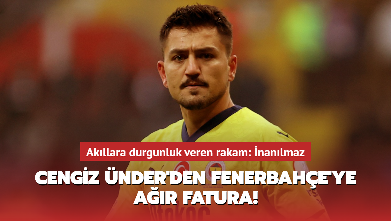 Cengiz nder'den Fenerbahe'ye ar fatura! Akllara durgunluk veren rakam: nanlmaz...