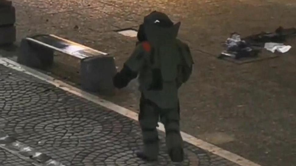 Yalova'da şüpheli valiz paniği: Bomba uzmanları tarafından fünye ile patlatıldı