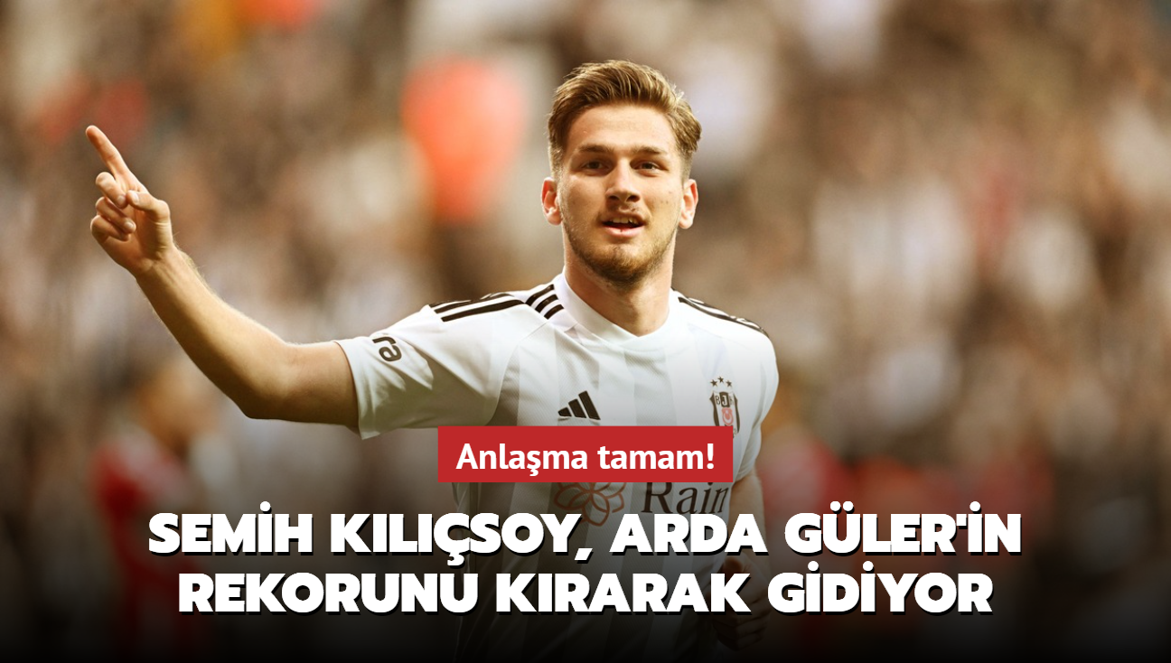 Anlama tamam! Ve Semih Klsoy, Arda Gler'in rekorunu krarak gidiyor...