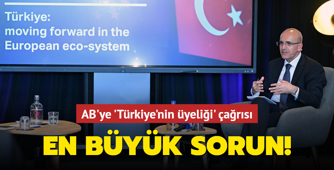 Bakan Mehmet imek'ten AB'ye Trkiye ars: En byk sorun!