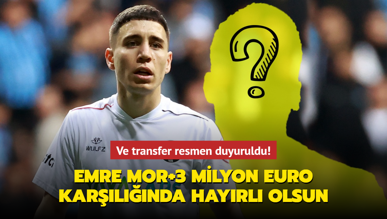 Emre Mor+3 milyon euro karlnda hayrl uurlu olsun! Ve transfer resmen duyuruldu...