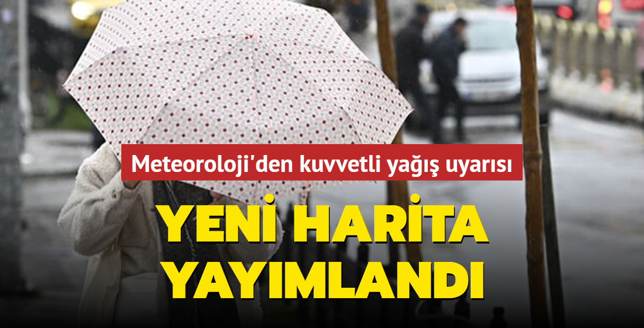 Bu blgeler dikkat! Meteoroloji'den kuvvetli ya uyars