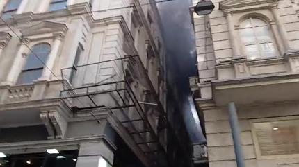 stiklal Caddesi'nde i yeri yangn