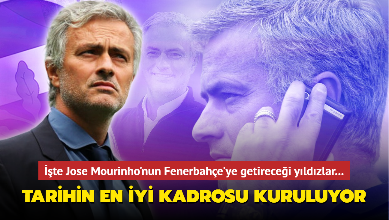 Tarihin en iyi kadrosu kuruluyor! te Jose Mourinho'nun Fenerbahe'ye getirecei yldzlar: Romelu Lukaku, Paulo Dybala ve...