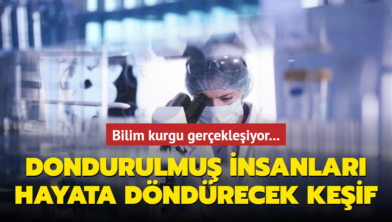 Bilim kurgu gerekleiyor... Dondurulmu insanlar hayata dndrecek keif