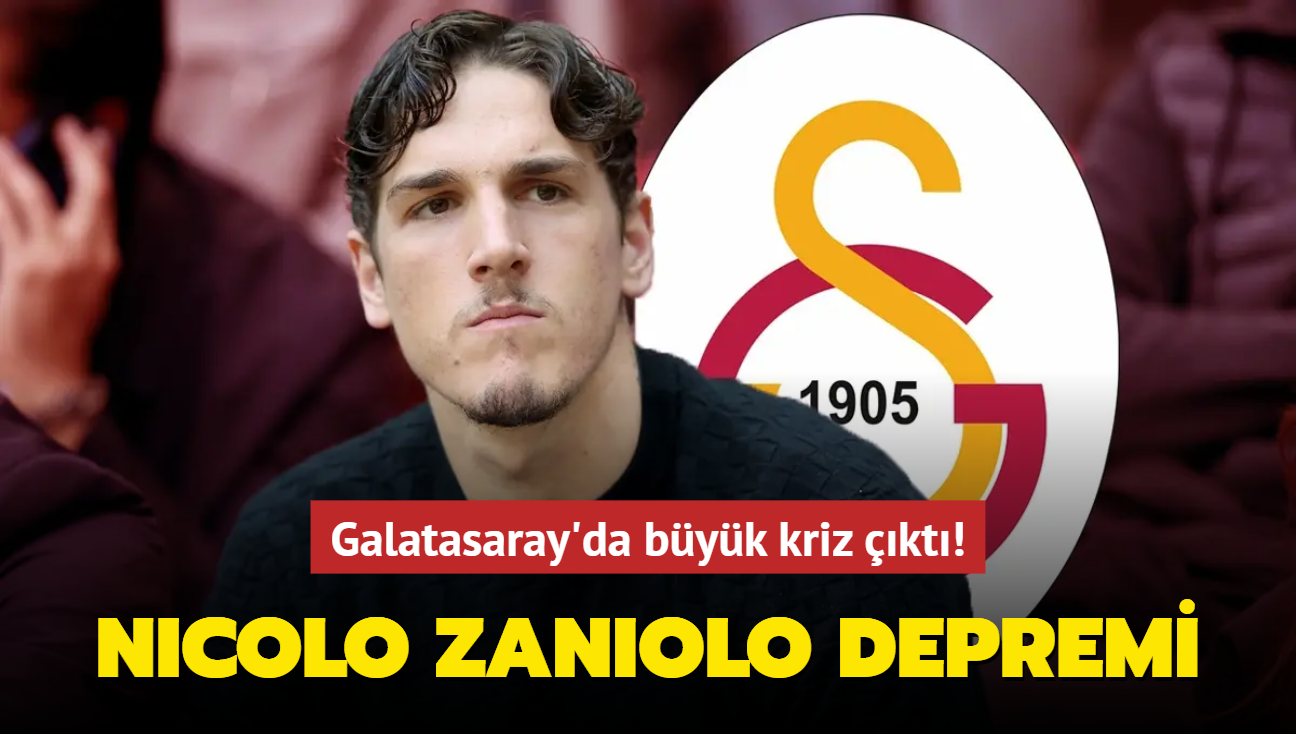 Galatasaray'da Nicolo Zaniolo depremi! Byk kriz kt...